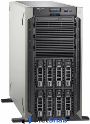 Сервер Dell PowerEdge T340 1xE-2236G 1x16GbUD x8 1x1.2Tb 10K 2.5in3.5 SAS RW H330 iD9En 1G 2P 1x495W 3Y NBD