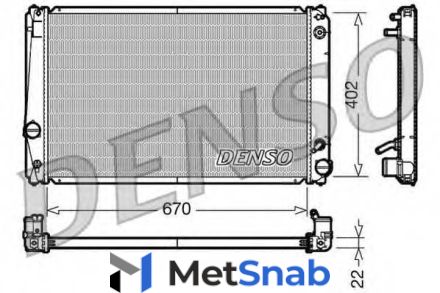 Радиатор Denso DRM50052