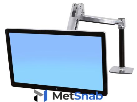 Ergotron 45-384-026 LX HD Sit-Stand Desk Mount LCD Arm кронштейн настольный до 42, до 13,6 кг