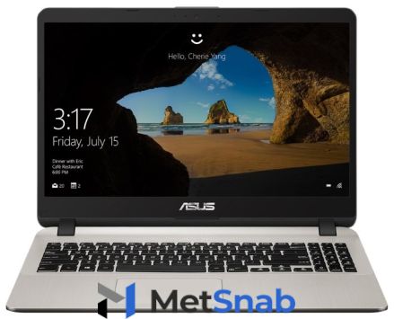 Ноутбук ASUS X507MA-EJ056 (Intel Pentium N5000 1100MHz/15.6"/1920x1080/4GB/128GB SSD/DVD нет/Intel UHD Graphics 605/Wi-Fi/Bluetooth/Endless OS)