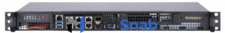 Серверная платформа Supermicro SYS-5019D-FN8TP 1U (Xeon D-2146NT, 4x1GbE, 2x10GbE, 2xSFP+, 4хDIMM DDR4, 200W)