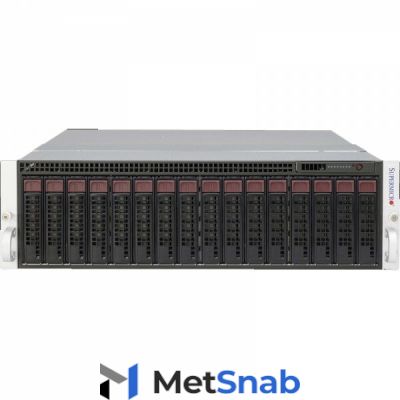 Сервер SUPERMICRO 3U SATA BLACK SYS-5038MR-H8TRF SYS-5038MR-H8TRF