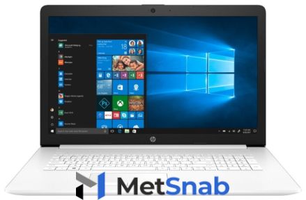 Ноутбук HP 17-ca2003ur (AMD Athlon 3050U 2300MHz/17.3"/1600x900/4GB/128GB SSD/DVD-RW/AMD Radeon Graphics/Wi-Fi/Bluetooth/Windows 10 Home)