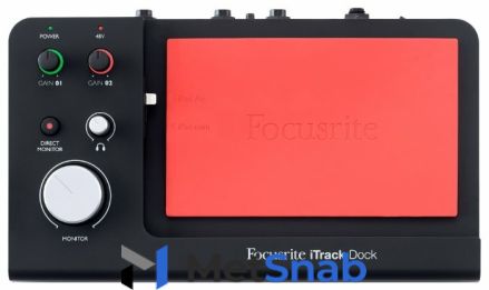 Внешняя звуковая карта Focusrite iTrack Dock