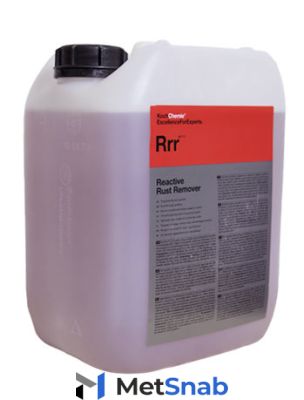 Очиститель ржавого налёта для кузова автомобиля бескислотный 11 кг, Reactive Rust Remover Koch Chemie 359011