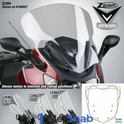 Ветровое стекло ZTECHNIK Z2464 BMW K1600GT/GTL (54см)