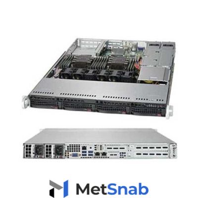 Платформа SuperMicro SYS-6019P-WTR 1G 2P 2x750W