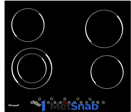 Электрическая варочная панель Weissgauff HV 641 B