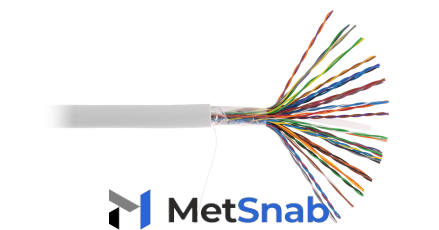 Кабель NETLAN U/UTP 25 пар, Кат.5 (Класс D), 100МГц, одножильный, BC (чистая медь), внутренний, PVC нг(B), серый, 305м