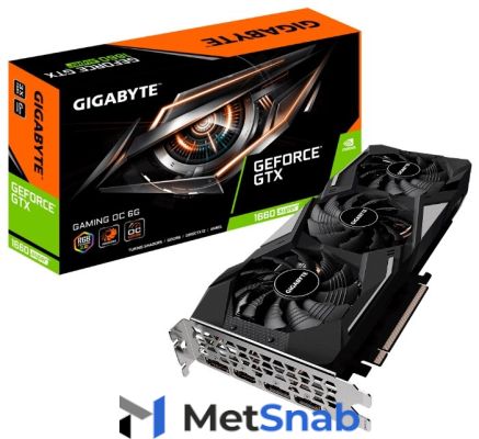 Видеокарта GIGABYTE GeForce GTX 1660 SUPER 1860MHz PCI-E 3.0 6144MB 14000MHz 192 bit 3xDisplayPort HDMI HDCP GAMING OC