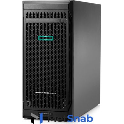 Сервер ProLiant ML110 Gen10 4.5U/ Xeon Bronze 3204/ 8GB/ noHDD (4/up 8 LFF)/ noODD/ S100i (ZM/RAID 0/1/10/5)/ iLOstd/ 2x1 GbE/ 2x NHPFan/ 1x 350W (up 1 NHP) (P10806-421)