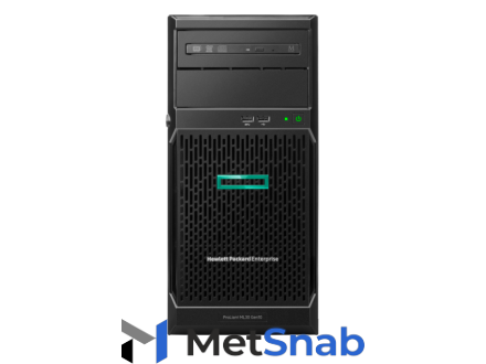 P16926-421 ProLiant ML30 Gen10 E-2224 NHP Tower(4U)/Xeon4C 3.4GHz(8MB)/1x8GB1UD_2666/S100i(ZM/RAID 0/1/10/5)/noHDD(4)LFF/noDVD/iLOstd(no port)/1NHPFan/2x1GbEth/1