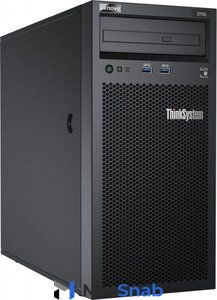 Cервер Lenovo TCH ThinkSystem ST50, Xeon E-2144G 4C (3.6GHz / 8MB / 71W) , 8GB / 2666 / 1R / /UDIMM) , 2x1TB SATA HDD LFF, SATA RAID, Slim DVD-RW1x250W (upto 1) , no p / c, AMT