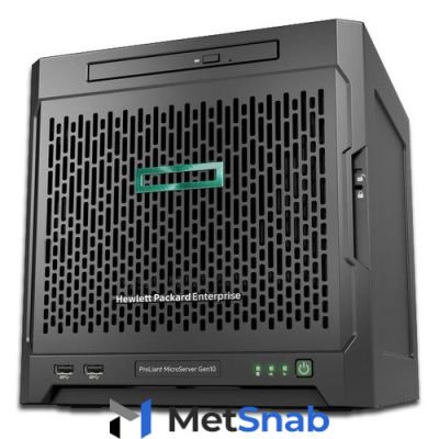 Сервер HPE ProLiant MicroServer Gen10 1xX3216 1x8Gb x4 3.5" SATA 1G 2P 1x200W 2xDisplayPort (873830-