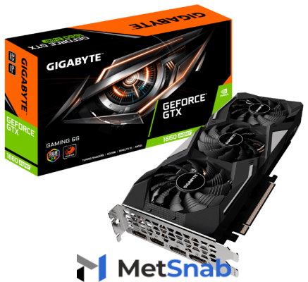 Видеокарта GIGABYTE GeForce GTX 1660 SUPER 1785MHz PCI-E 3.0 6144MB 14000MHz 192 bit HDMI 3xDisplayPort HDCP GAMING