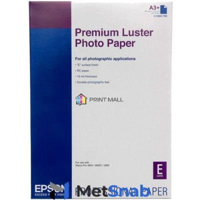 Полуглянцевая фотобумага EPSON Premium Luster Photo Paper A3+ (100 л., 235 г/м2) C13S041785