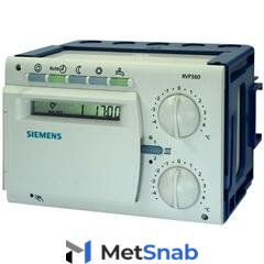 Контроллер Siemens RVP361, для управления двух контуров отопления, управления ГВС и котлом (без коммуникации), АС 230 V