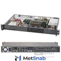 Supermicro Серверная платформа 1U SATA BLACK SYS-5019S-L