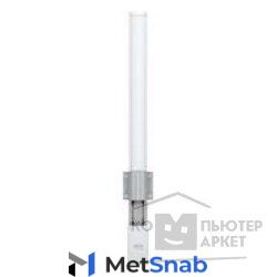 Ubiquiti AMO-2G10 внешняя всенаправленная MIMO 2x2, 10 дБ, 2,35-2,55 ГГц, 360 x12 , 2 RP-SMA волны вертикальные горизонтальные