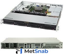 Серверная платформа Supermicro SuperServer 1U 5019P-MR noCPU (1) Scalable / TDP 70-165W / no DIMM (6) / Sataraid HDD (4) LFF / 2xGbE / 1xFH, M2 / 2x400W