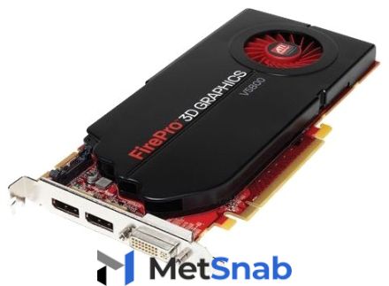 Видеокарта AMD FirePro V5800 700Mhz PCI-E 2.0 1024Mb 4000Mhz 128 bit DVI