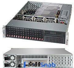 Серверная платформа Supermicro SuperServer 2U 2028R-C1R no CPU (2) / no memory (16) / on board C612 RAID 0 / 1 / 5 / 10 / no HDD (8) SFF / 2xGE / 2Rx920W Platinum