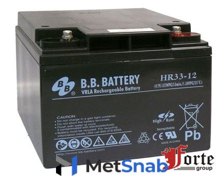BB Battery HR33-12 12B 33Ач (12v 33ah)