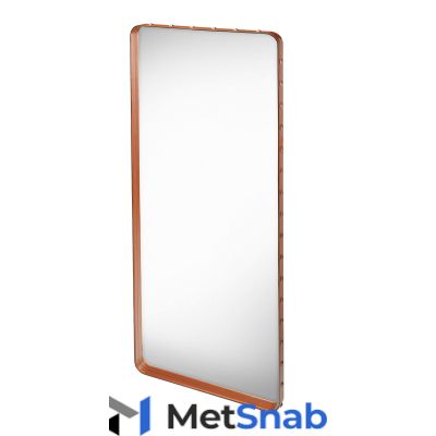 Зеркало Gubi Adnet Rectangulaire L, коричневый