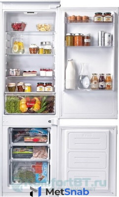 Встраиваемый двухкамерный холодильник Candy CKBBS 100