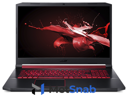 Ноутбук Acer Nitro 5 AN517-51-55YQ (Intel Core i5 9300H 2400MHz/17.3"/1920x1080/8GB/512GB SSD/DVD нет/NVIDIA GeForce GTX 1650 4GB/Wi-Fi/Bluetooth/Endless OS)