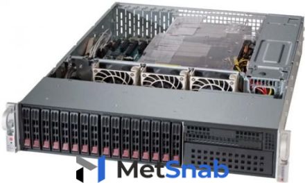 Серверная платформа 2U Supermicro SYS-2028R-C1R (2x2011v3, C612, 4xDDR4, 16x2.5" HS, LSI 3108, 2xGE, 2x920W,Rail)