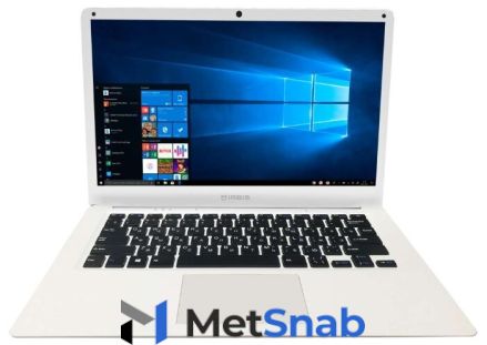 Ноутбук Irbis NB66 (Intel Atom Z3735F 1333MHz/14"/1920x1080/2GB/32GB eMMC/Intel HD Graphics/Wi-Fi/Bluetooth/Windows 10 Home) белый