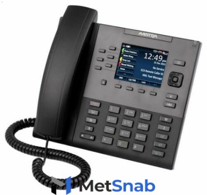 Телефон SIP MITEL AASTRA 6867i 80C00002AAA-A terminal w/o AC adapter (SIP-телефон, БП опционально)