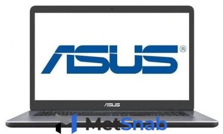 Ноутбук ASUS VivoBook 17 X705-BX014 (Intel Pentium N5000 1100MHz/17.3"/1600x900/4GB/1000GB HDD/DVD нет/Intel HD Graphics 620/Wi-Fi/Bluetooth/Без ОС)