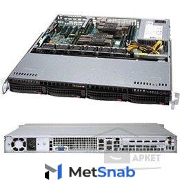 Supermicro Серверная платформа 1U SATA SYS-6019P-MT