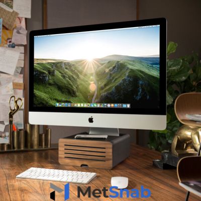 Подставка-шкафчик Twelve South HiRise Pro для iMac/мониторов темно-серая 12-1719