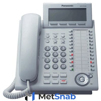 VoIP-телефон Panasonic KX-NT346 белый