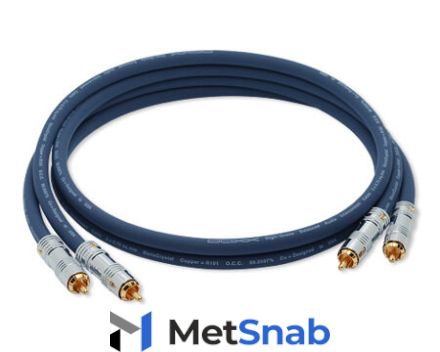 DAXX (США) Аудио аналоговый кабель из монокристаллической меди класса High End в нарезку DAXX R101-15 готовый (1,5 метра)