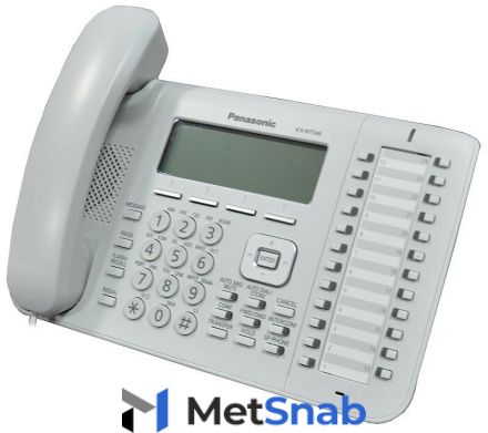 Системный телефон Panasonic KX-NT543RU, белый