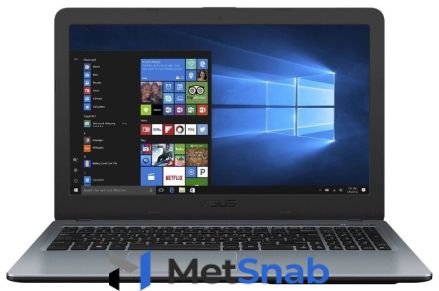 Ноутбук ASUS VivoBook X540BA-GQ525T (AMD A4 9125 2300MHz/15.6"/1366x768/4GB/500GB HDD/DVD нет/AMD Radeon R3/Wi-Fi/Bluetooth/Windows 10 Home)