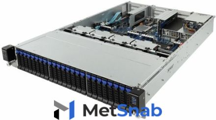 Серверная платформа 2U GIGABYTE R281-2O0 2*LGA3647, C621, 24*DDR4(2933), 24*2.5" HS SATA/SAS, 2*2.5" HS SATA/SAS, 8*PCIE, 2*Glan, Mlan, 4*USB 3.0, VGA