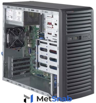 Серверная платформа Supermicro SYS-5039D-I (1x1151, C232, 4x UDDR4 ECC, 4x3.5" Fixed, 2GE, 300W Gold)