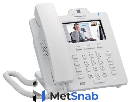 VoIP-телефон Panasonic KX-HDV430 белый