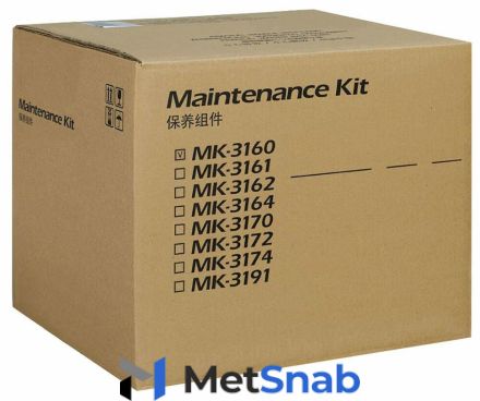 MK-3160 (1702T98NL0) оригинальный сервисный комплект Kyocera для принтера Kyocera Ecosys P3045dn 300 000 страниц