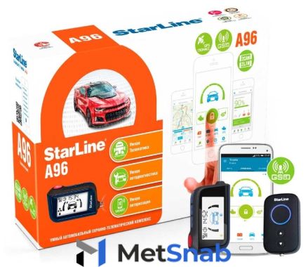 Автосигнализация StarLine A96 2CAN+2LIN GSM/GPS