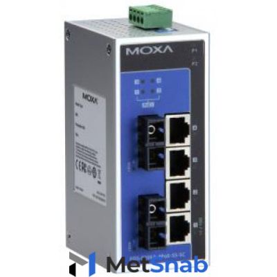 MOXA EDS-P206A-4PoE-MM-SC-T