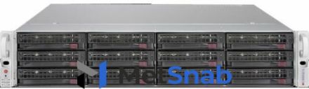 Серверная платформа 2U Supermicro SSG-6029P-E1CR16T (2x3647, C624, 16xDDR4, 16x3.5",LSI3108 2GB, 2x10 GE, 2x1600W)
