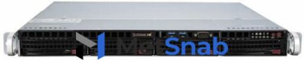 Серверная платформа 1U Supermicro SYS-5019S-M-G1585L (FCBGA1440, 4*DDR4, 6*SATA3, 4*3.5" HS, M.2, PCIE, 2*Glan, VGA, 2*COM, 350W, 5*USB 3.0, 8*USB 2.0