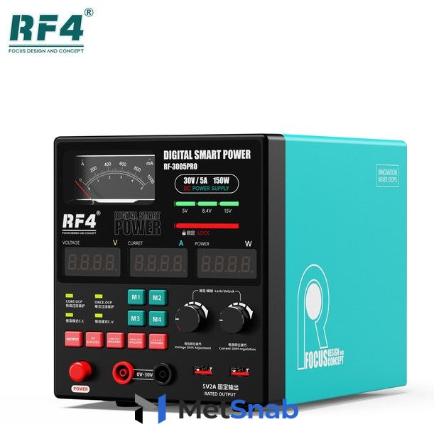 Блок питания лабораторный 4 канала,RF4 RF-3005 Pro