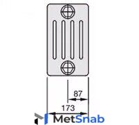 Радиатор отопления Zehnder Charleston 5050/31 №1270 3/4" RAL 9016